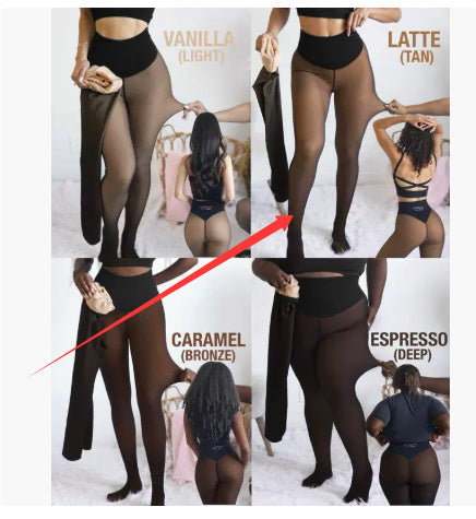 LORA Winter Warm Translucent Leggings