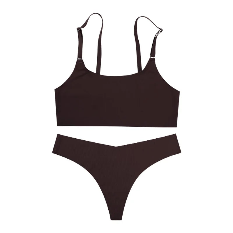 Mauve Women's Underwear Set