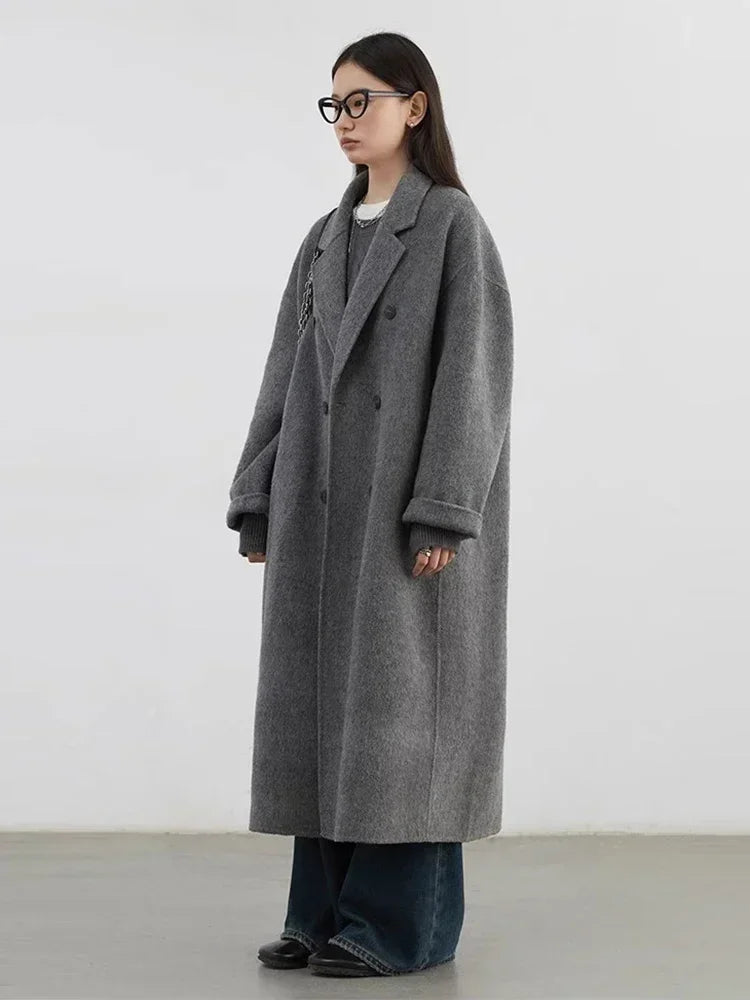 CHICVEN Women Woolen Coat