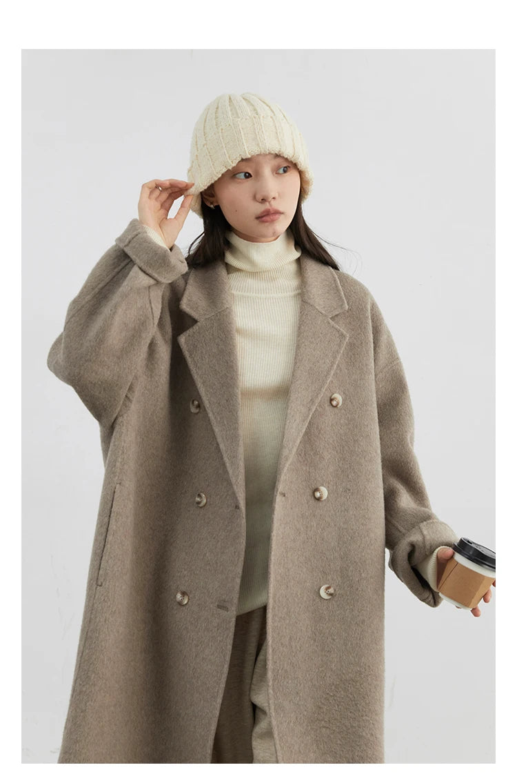 CHICVEN Women Woolen Coat