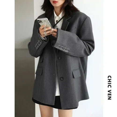 VEN Women Office Lady Blazer
