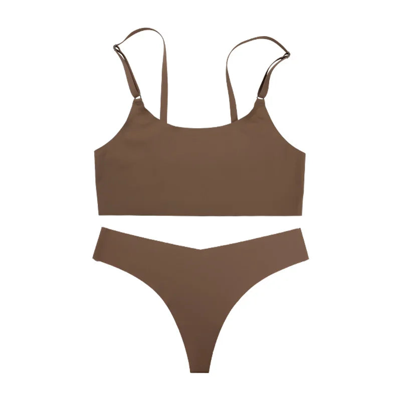 Mauve Women's Underwear Set