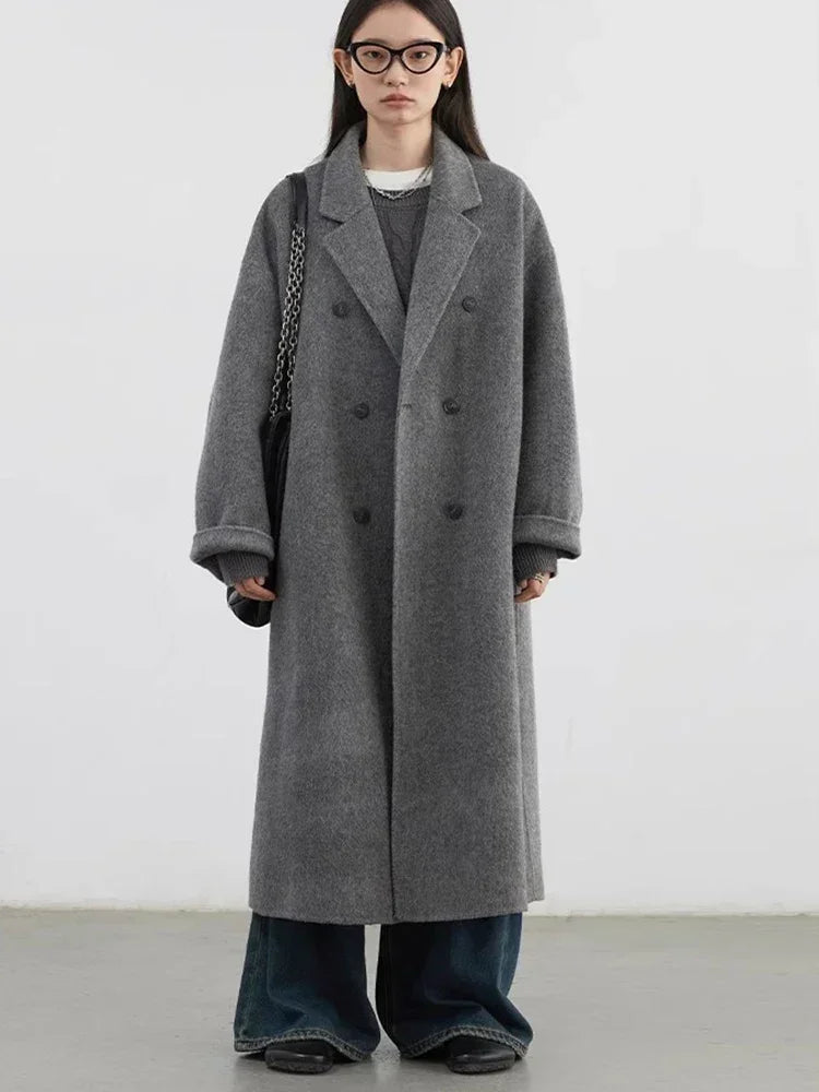 CHICVEN Women Woolen Coat