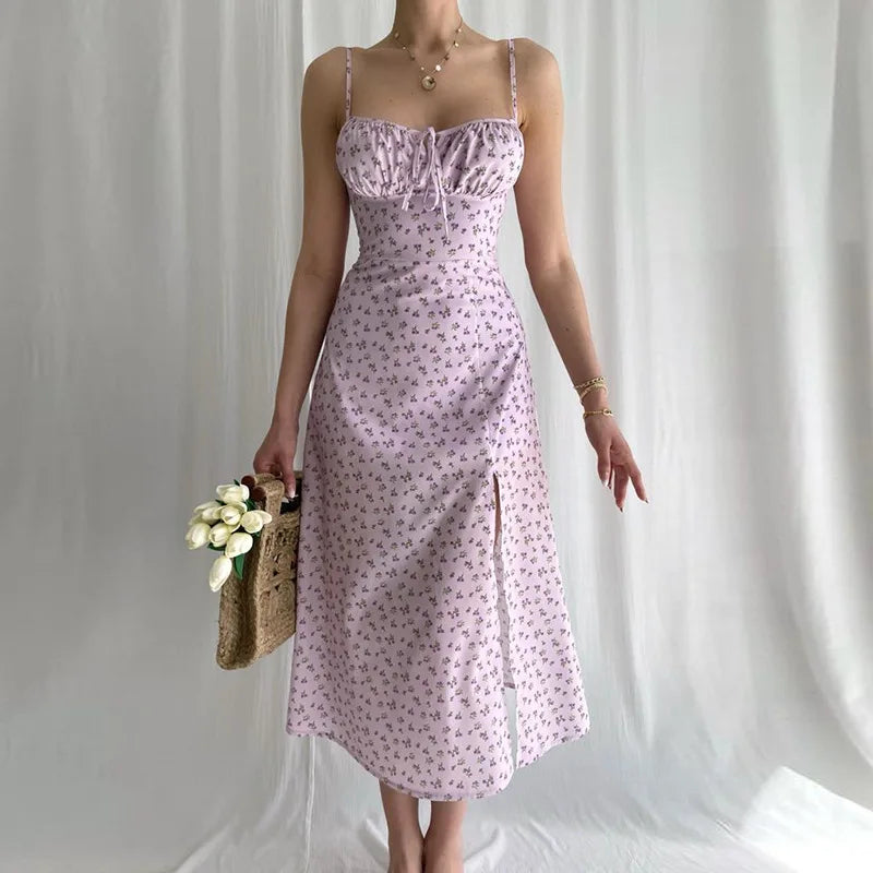 Hugcitar Floral Long Dress