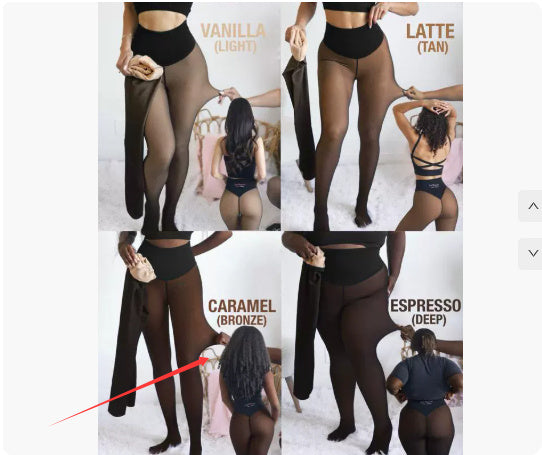 LORA Winter Warm Translucent Leggings